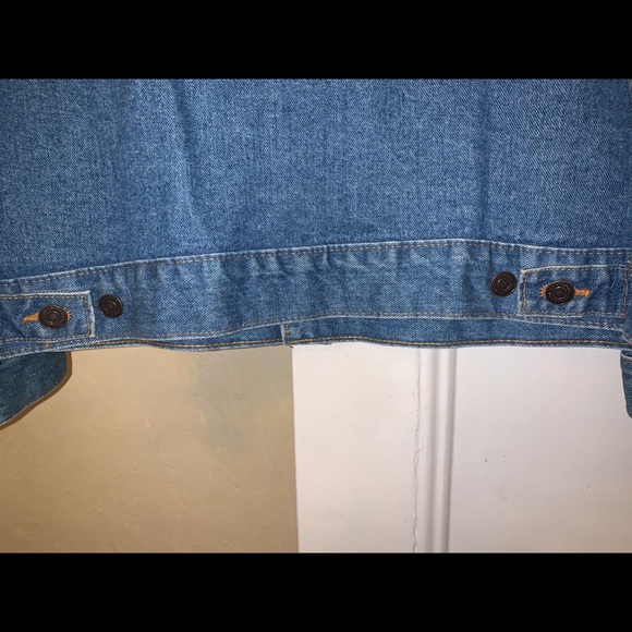 ❤️SOLD❤️Unisex Embroidered Denim Jacket ROCK & ROLL 1980s - Picture 5 of 12